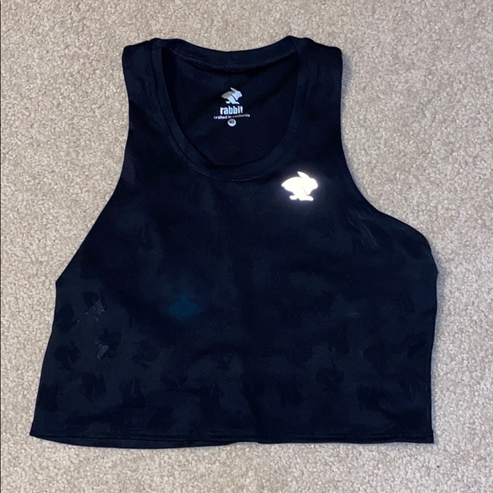 rabbit Crop Hop built in bra
